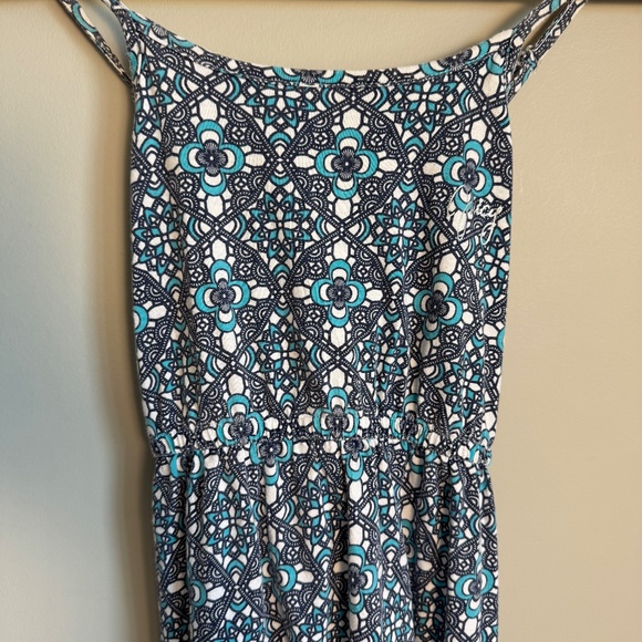 Juicy Couture Girls Sleeveless Aztec Knit Dress Large (10-12) Asymmetrical Hem - Picture 3 of 10